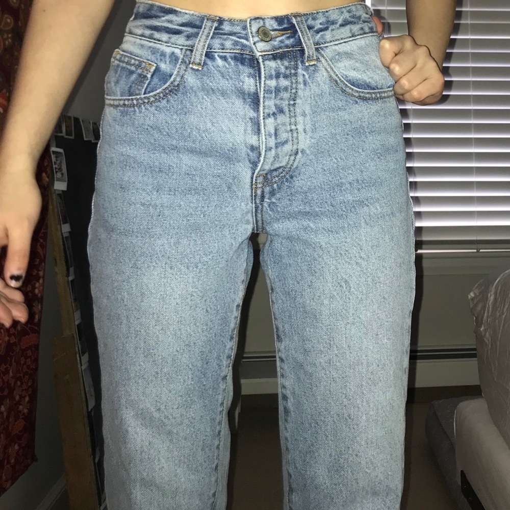 brandy mom jeans